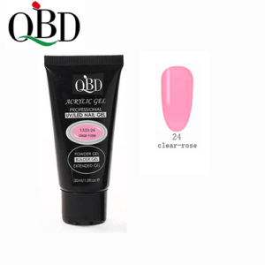 QBD Acrygel UvLed 30ml Clear-Pink 1333-24