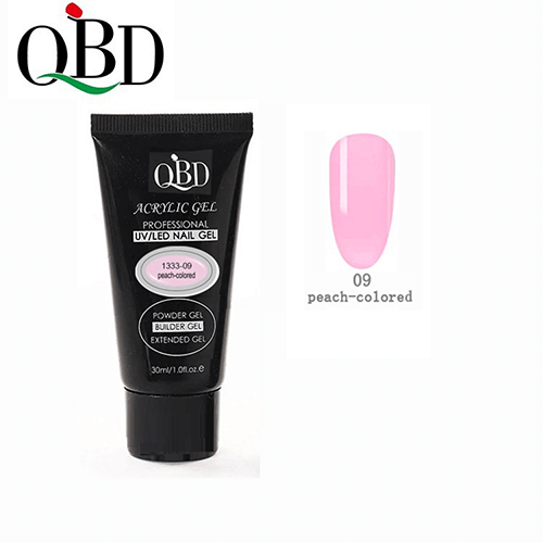 QBD Acrygel UvLed 30ml Peach Colored 1333-09